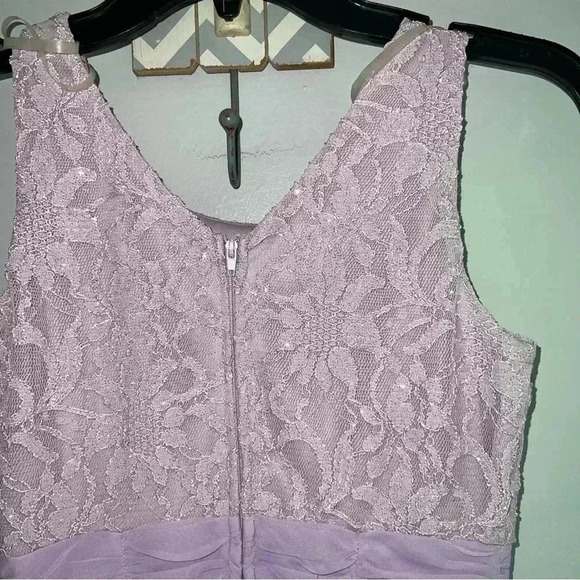 Speechless Purple Shimmer High-Low Tulle Dress, size 14 - Picture 6 of 6